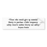 Essential Liberty Bumper Sticker