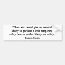 Essential Liberty Bumper Sticker
