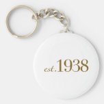 Est 1938 keychain