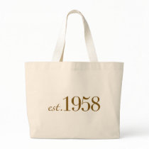 Est 1958 canvas bag