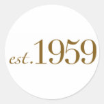Est 1959 stickers