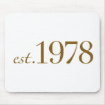 Est 1978 mouse pad