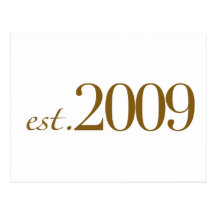 Est 2009 post card