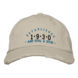 Established 1930 Stud Embroidery Hat embroidered hats
