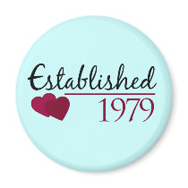 Established 1979 refrigerator magnet