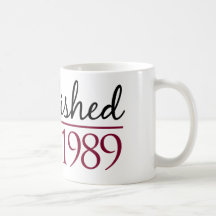 Established 1989 coffee mug