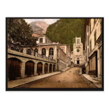 Establishment thermal, Eaux Bonnes, Pyrenees, Fran Postcard
