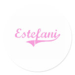 Estefani Classic Style Name Stickers