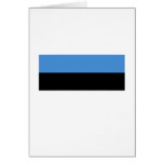 Estonia flag greeting card