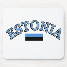 Estonia football design mouse pads