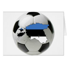 Estonia national team greeting card