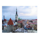 Estonia Skyline Postcard