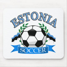 Estonia soccer ball designs mousepads