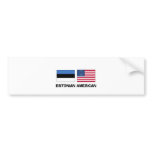 Estonian American Bumper Sticker