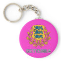 Estonian Emblem keychains