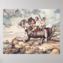 Estonian Vikings on Horseback, Watercolour posters