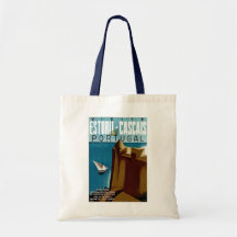 Estoril-Cascais in Portugal Canvas Bags