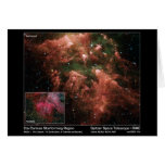 Eta Carinae Starforming Region - – Spitzer Space T cards
