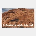 Etched by Time; Customisable Rectangle Sticker