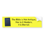 Eternal Bible bumper stickers