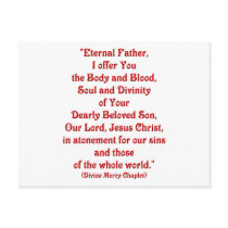 Eternal Father, I offer You.... Post Card