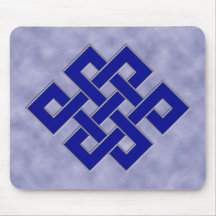 Eternal Knot on Clouds Mousepad