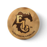 Eternal Lands Logo button, brown