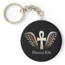 Eternal Life- Silver Ankh Keychains