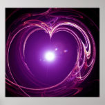 Eternal Love Fractal Poster Print