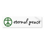 Eternal Peace Bumper Stickers