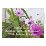 Eternal Purpose Prpl Daisies Card