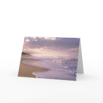 Eternity, Scenic Beach Sunset Greeting Card