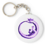 ETERNITY SERPENT VINTAGE PRINT IN PURPLE keychains