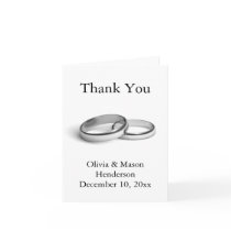 Eternity Thank You Card (white)