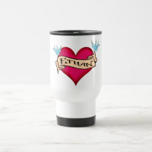 Ethan - Custom Heart Tattoo T-shirts & Gifts Mug