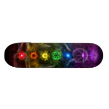 ETHERIC AURA CHAKRA SKATE BOARD DECKS