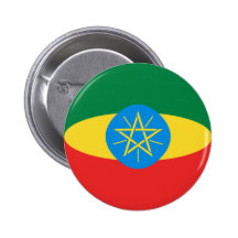 Ethiopia Fisheye Flag Button
