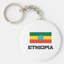 Ethiopia Flag Key Chain