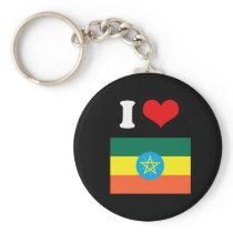 Ethiopia Flag Keychains