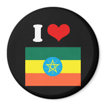 Ethiopia Flag Refrigerator Magnets