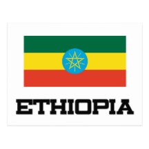 Ethiopia Flag Post Cards