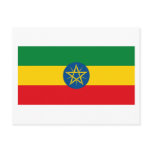 Ethiopia Flag Postcard