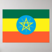 Ethiopia Flag Print