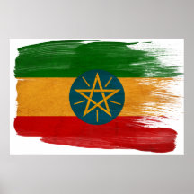 Ethiopia Flag Posters