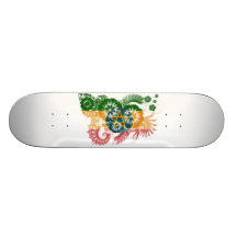 Ethiopia Flag Skate Deck
