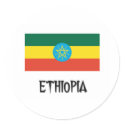 Ethiopia Flag stickers