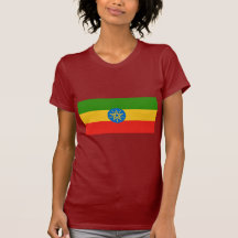 Ethiopia Flag T Shirts