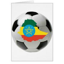 Ethiopia national team greeting cards