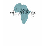 Ethiopian Amharic "Mama" Shirt Blue