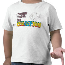 Ethiopian and a Champion T-shirt